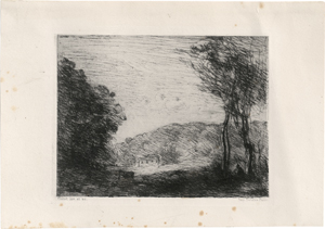 Lot 5299, Auction  128, Corot, Jean-Baptiste-Camille, Campagne boisée