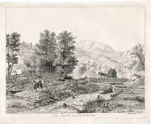 Lot 5301, Auction  128, Erhard, Johann Christoph, Der Schneeberg vom Klosterthal aus