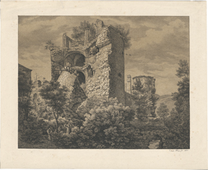 Lot 5305, Auction  128, Fries, Ernst, Der gesprengte & der Bibliothek Thurm vom Heidelberger Schlosse