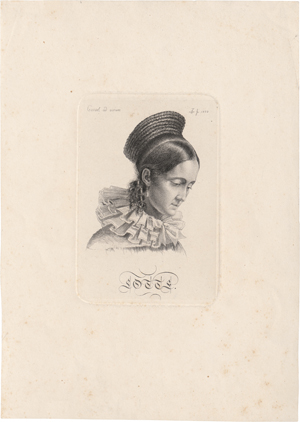 Lot 5311, Auction  128, Grimm, Ludwig Emil, Bildnis Lotte Grimm