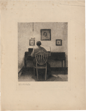 Lot 5315, Auction  128, Ilsted, Peter, Spielende Dame