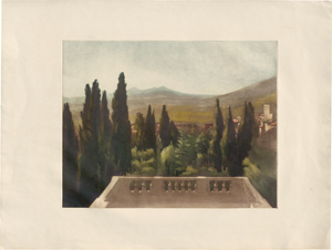 Lot 5320, Auction  128, Ilsted, Peter, Blick von der Villa d'Este