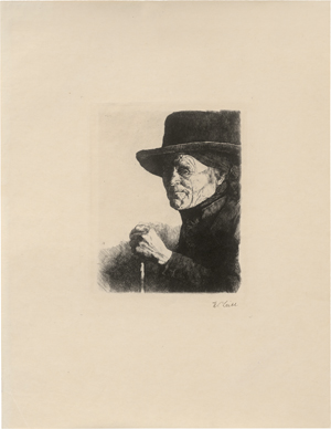Lot 5331, Auction  128, Leibl, Wilhelm, Alter Mann mit Stock