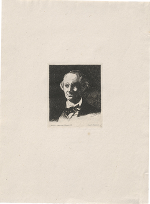 Lot 5333, Auction  128, Manet, Édouard, Bildnis des Schriftstellers Charles Baudelaire
