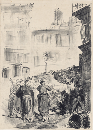 Lot 5334, Auction  128, Manet, Edouard, La barricade