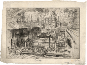 Lot 5342, Auction  128, Pennell, Joseph, Blackfriars Bridge