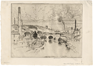 Lot 5346, Auction  128, Pennell, Joseph, Kirkstall Abbey, Old and New Leeds
