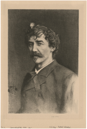 Lot 5351, Auction  128, Way, Thomas Robert, Bildnis James Abbott McNeill Whistler
