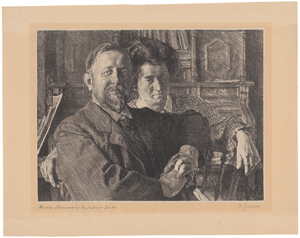 Lot 5357, Auction  128, Greiner, Otto, Doppelbildnis von Franz Langheinrich und seiner Gattin