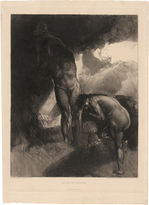 Lot 5359, Auction  128, Jettmar, Rudolf, Bau der Höllenbrücke