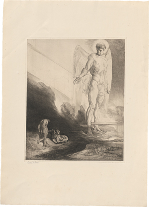 Lot 5362, Auction  128, Jettmar, Rudolf, Luzifer überläßt Kain seinem Schicksal