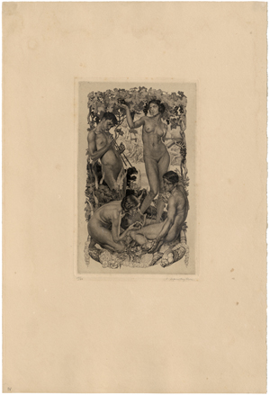 Lot 5372, Auction  128, Lipinsky, Sigmund, Radierte Bilder zu Homer's Odyssee