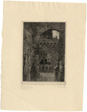 Lot 5382, Auction  128, Ubbelohde, Otto, Die Pest von Bergamo II, die Prozession