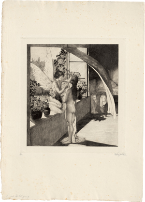 Lot 5388, Auction  128, Uhl, Joseph, Amors Huldigung