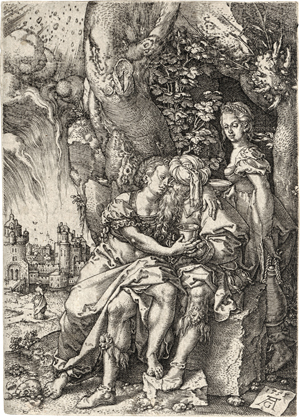 Lot 5394, Auction  128, Aldegrever, Heinrich, Lot und seine Töchter