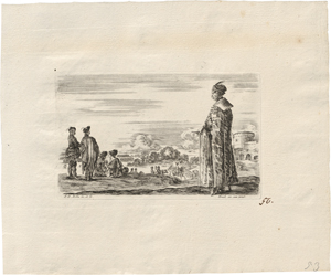 Lot 5410, Auction  128, Bella, Stefano della, Diverse figure e paesi