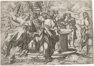 Lot 5424, Auction  128, Brizio, Francesco, Christus und die Samariterin