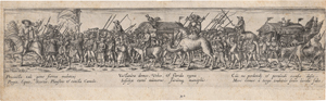 Lot 5426, Auction  128, Bry, Jan Theodor de, Die marschierenden Soldaten mit Munitionswagen