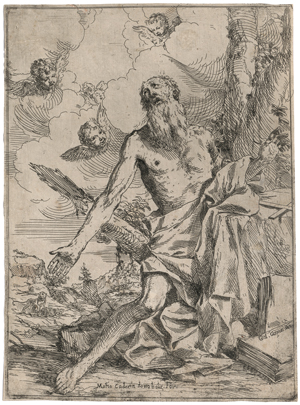 Lot 5437, Auction  128, Carpioni, Giulio, Der hl. Hieronymus