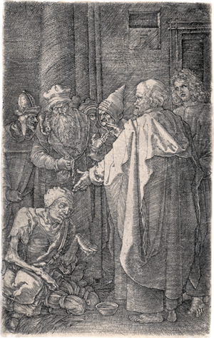 Lot 5454, Auction  128, Dürer, Albrecht, Petrus und Johannes heilen den Lahmen