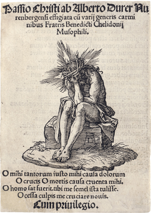 Lot 5457, Auction  128, Dürer, Albrecht, Der Schmerzensmann