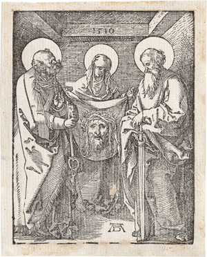 Lot 5460, Auction  128, Dürer, Albrecht, Veronika zwischen St. Peter und Paul