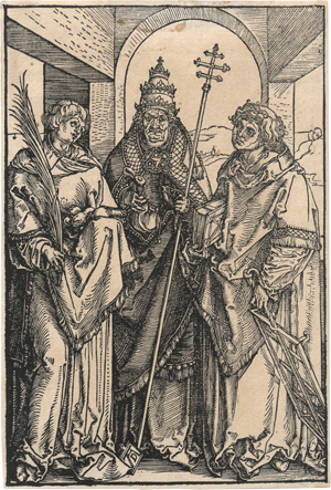 Lot 5467, Auction  128, Dürer, Albrecht, Die heiligen Stephan, Sixtus und Lorenz