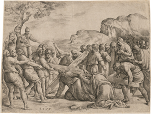 Lot 5476, Auction  128, Franco, Giovanni Battista, Die Kreuztragung