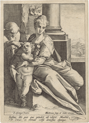Lot 5483, Auction  128, Goltzius, Hendrick, Die Hl. Familie