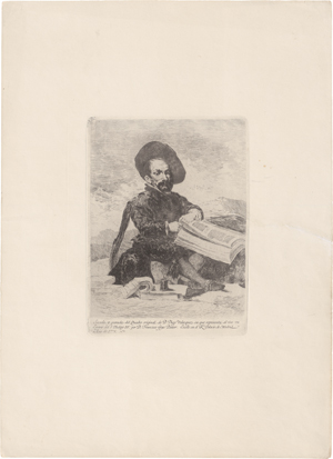 Lot 5484, Auction  128, Goya, Francisco de, Un Enano (El Primo)