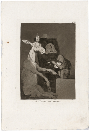 Lot 5485, Auction  128, Goya, Francisco de, Ni mas ni menos