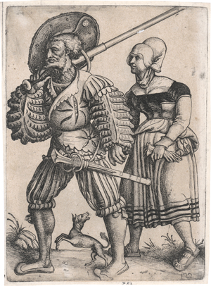 Lot 5524, Auction  128, Hopfer, Daniel, Ein Landsknecht und seine Frau II