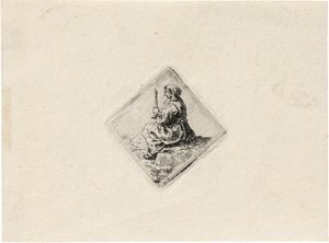 Lot 5532, Auction  128, Laer, Pieter de, Sitzende Frau auf einer Grasbank