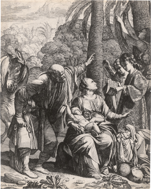 Lot 5537, Auction  128, Leclerc, Jean, Die Ruhe auf der Flucht nach Ägypten