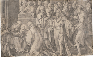 Lot 5540, Auction  128, Leyden, Lucas van, Die Anbetung der Könige