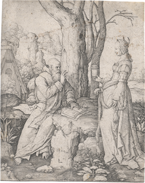 Lot 5543, Auction  128, Leyden, Lucas van, Die Versuchung des hl. Antonius