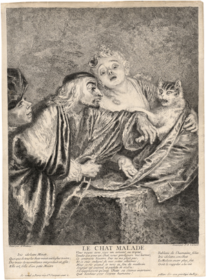 Lot 5544, Auction  128, Liotard, Jean Étienne, Le chat malade (Die tollwütige Katze)
