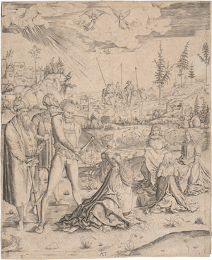 Lot 5559, Auction  128, Meister MZ, Das Martyrium der hl. Katharina