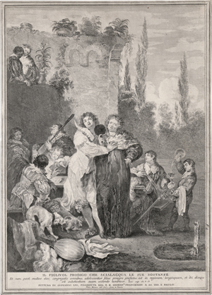 Lot 5561, Auction  128, Monaco, Pietro, Der verlorene Sohn verprasst sein Vermögen