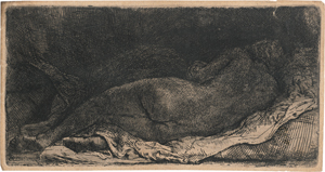 Lot 5606, Auction  128, Rembrandt Harmensz. van Rijn, Liegende nackte Frau