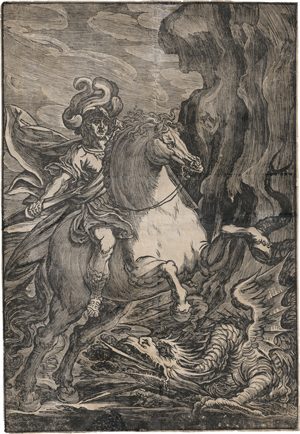 Lot 5627, Auction  128, Scolari, Giuseppe, Der hl. Georg im Kampf mit dem Drachen