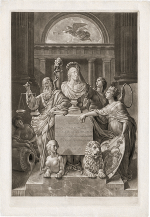 Lot 5641, Auction  128, Unterberger, Ignaz, Allegorie auf den Reichsfürsten Kaunitz