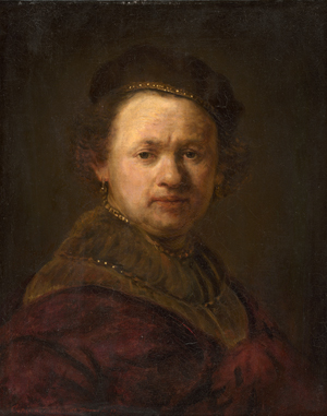Lot 6014, Auction  128, Rembrandt Harmensz. van Rijn - nach, Bildnis Rembrandts mit Barett im roten Mantel