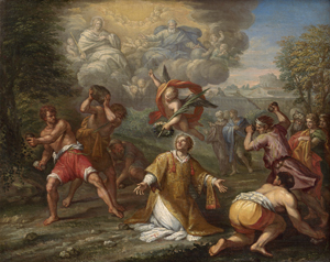 Lot 6026, Auction  128, Lauri, Filippo, Die Steinigung des hl. Stephanus
