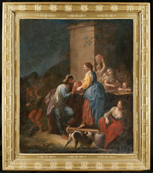 Los 6036 - Gambarini, Giuseppe - zugeschrieben - Rebecca und Elieser am Brunnen - 1 - thumb