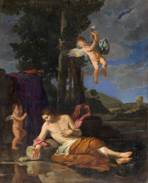 Lot 6044, Auction  128, Französisch, um 1780. Narziss an der Quelle