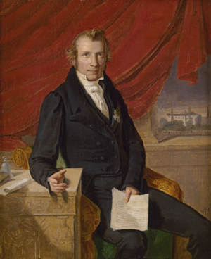 Lot 6057, Auction  128, Deutsch, 1831. Bildnis eines sitzenden Herrn in schwarzer Weste