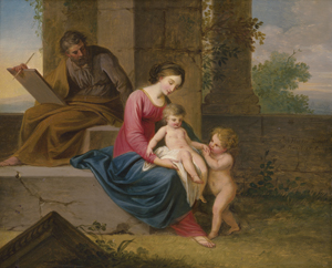 Lot 6064, Auction  128, Hauber, Joseph, Die Heilige Familie mit Johannes dem Täufer
