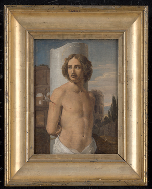 Los 6066 - Schadow, Wilhelm - Umkreis - Der hl. Sebastian an der Säule, im Hintergrund das Kolosseum - 1 - thumb