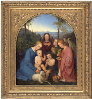 Lot 6068, Auction  128, Dittenberger, Gustav, Die Madonna mit Kind, dem Johannesknaben und Engeln in einer Landschaft